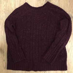 LA Hearts Burgundy Sweater